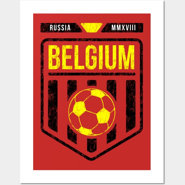 Belguim World Cup Soccer National Team Wall Art by CR8ART